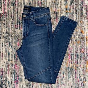 Black Label Moto Skinny Jeans